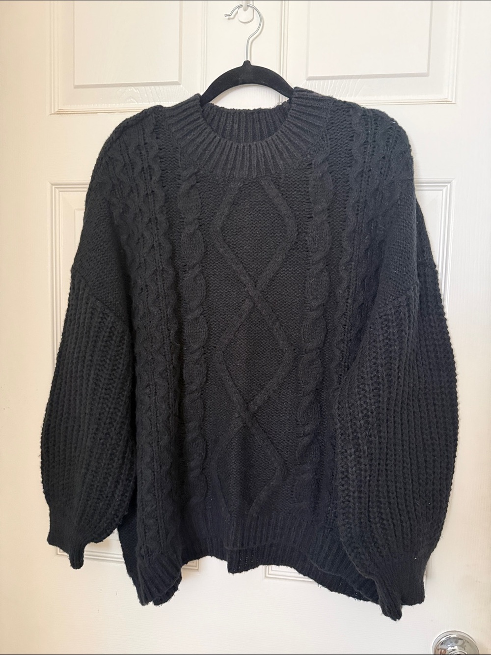 SO good for life black knit sweater